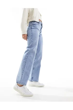 MANGO Matilda straight leg jeans in light