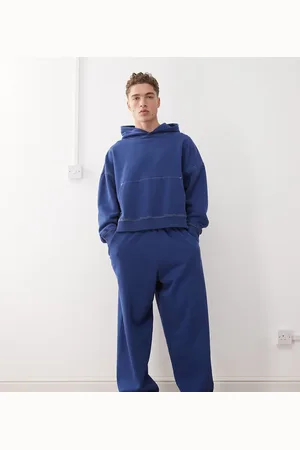 COLLUSION Baggy relaxed jogger in washed navy