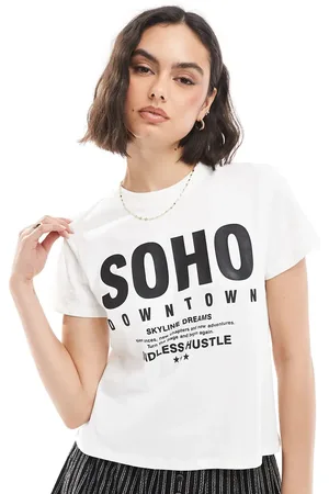 Bershka Soho oversized tee in