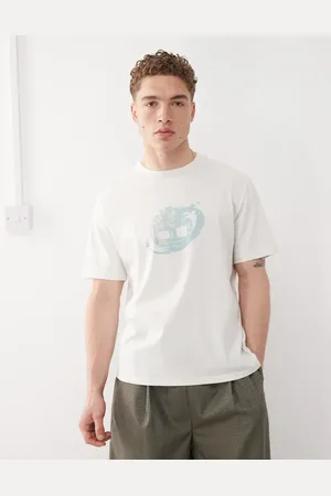 Timberland Chest graphic logo t-shirt in