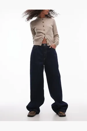 MANGO Capsule Brigitte straight leg rigid denim jeans in dark
