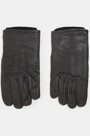 French Connection Leather gloves in