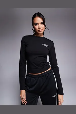 Kaiia Studio long sleeve crop top co-ord in