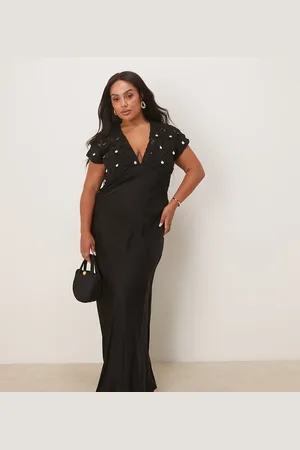 Never Fully Dressed Crochet shell maxi dress in