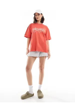 Cotton On Cotton On anti romantic boxy graphic tee in red