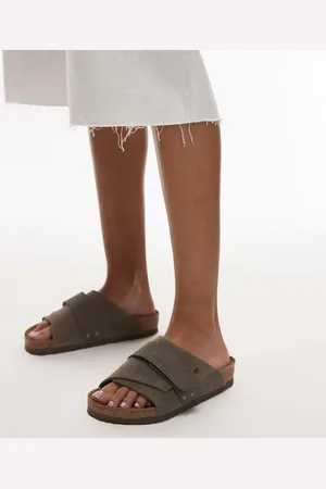 Birkenstock Kyoto sandal in concrete gray
