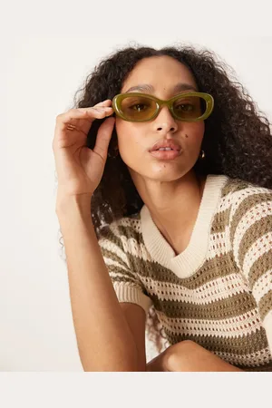 Jeepers Peepers Oval sunglasses in pale