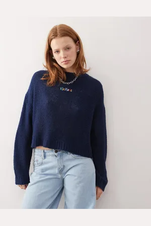Kickers Loose fit thin knit in navy
