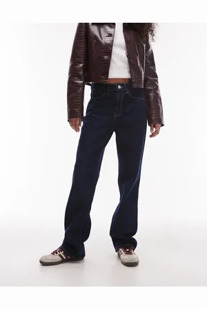MANGO Matilda straight leg jeans in dark