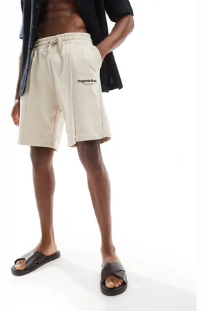 JACK & JONES Loose fit sweat short in cream