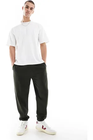 ASOS Essential tapered joggers in dark