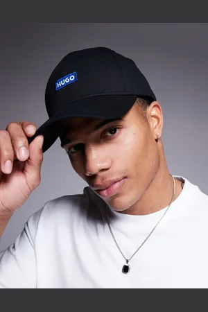 Hugo Blue Central logo cap in