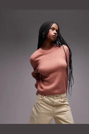 & OTHER STORIES Alpaca and wool blend fluffy knit sweater in light