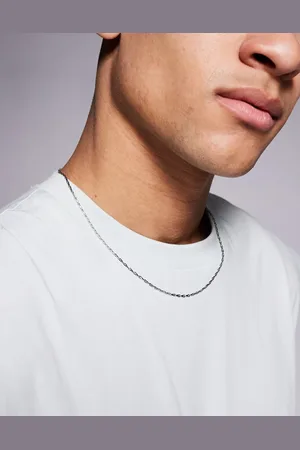 ASOS Waterproof stainless steel chain necklace in tone