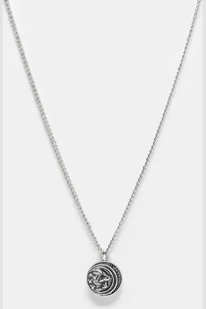 Reclaimed Unisex chain necklace with pendant in