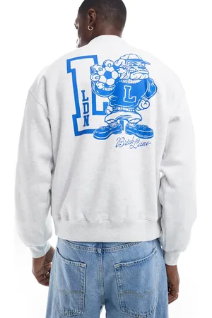 Cotton On Cotton On box fit crewneck with London graphic in