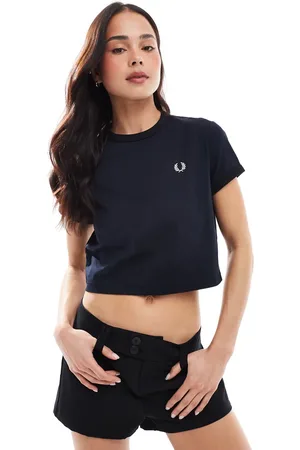 Fred Perry Cropped ringer t-shirt in