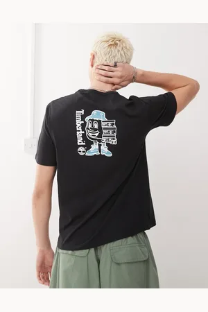 Timberland Shoebox backprint logo t-shirt in black