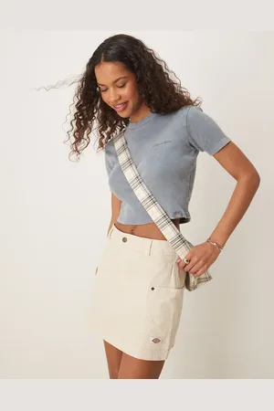 Dickies River ranch western mini skirt in off