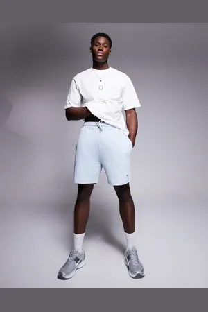 Hugo Blue Co-ord loose fit jersey shorts in