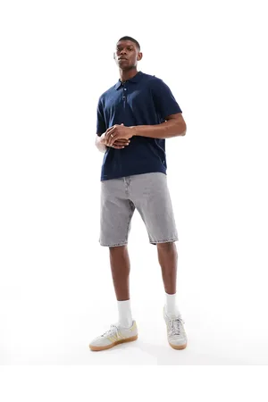 JACK & JONES Baggy denim shorts in washed