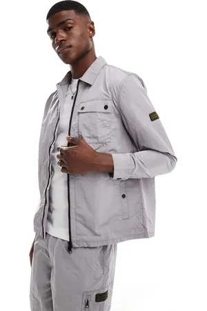 Barbour Inline overshirt in pale slate