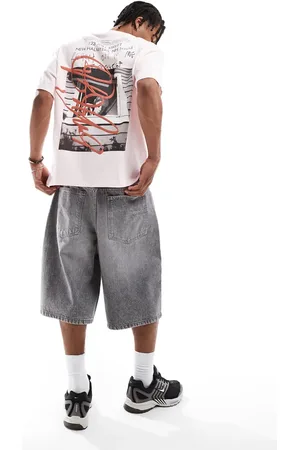 Bershka Back printed t-shirt in