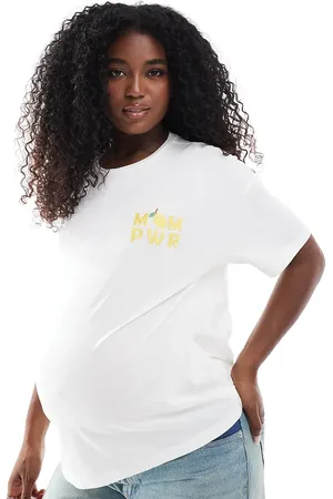 Mama;licious Mamalicious Maternity lemon motif t-shirt in