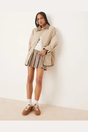 Barbour Corinne quilted jacket in light sand/ancient