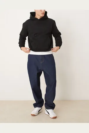 ASOS Skater fit jeans in rinse wash