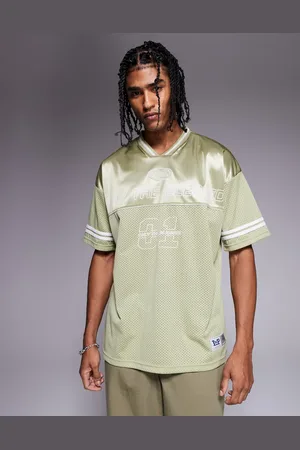 Liquor N Poker Oversized varsity graphic t-shirt in sage