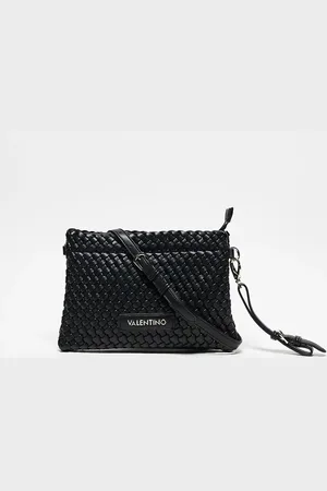 VALENTINO Valentino shantel woven clutch bag with crossbody strap in