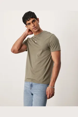ASOS Essential crew neck t-shirt in khaki