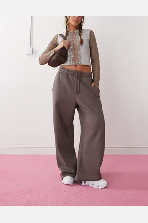 Weekday Wide leg heavyweight jersey joggers in