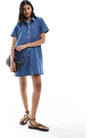 JJXX Denim dress in mid