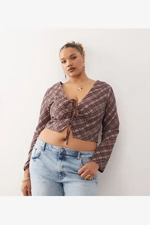Noisy May High waisted denim shorts in light wash
