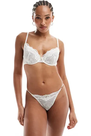 Dorina Origins lace thong in ivory