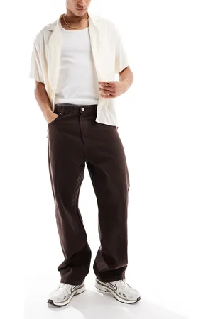 Bershka Baggy jean in chocolate