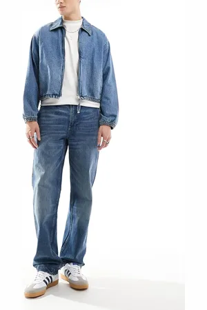 Cotton On Cotton On baggy jeans in selvedge rinse