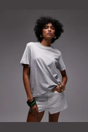 & OTHER STORIES Relaxed short sleeve t-shirt in melange