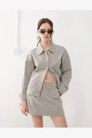 Noisy May Shirt co-ord in stripe