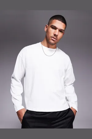 ASOS Heavyweight oversized boxy long sleeve t-shirt 240gsm in