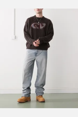 Weekday Galaxy loose fit baggy jeans in light wash