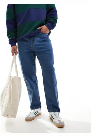 Farah Hawtin stright jeans in worn indigo