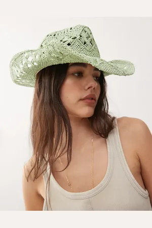 Reclaimed Western cowboy hat in pastel