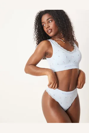 Boux Avenue Printed pointelle thong in