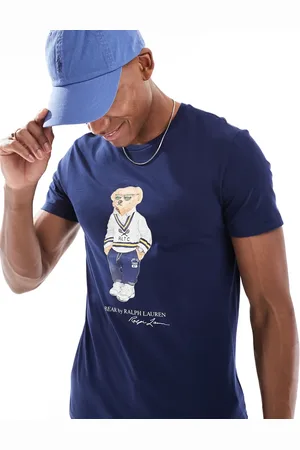 Ralph Lauren Heritage bear print t-shirt classic oversized fit in