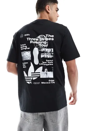 adidas Running tour graphic t-shirt in