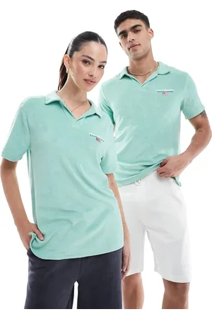 Ralph Lauren Sport capsule small chest logo light weight cotton terry polo in light