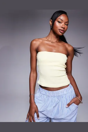 Princess Polly Ribbed bandeau top in